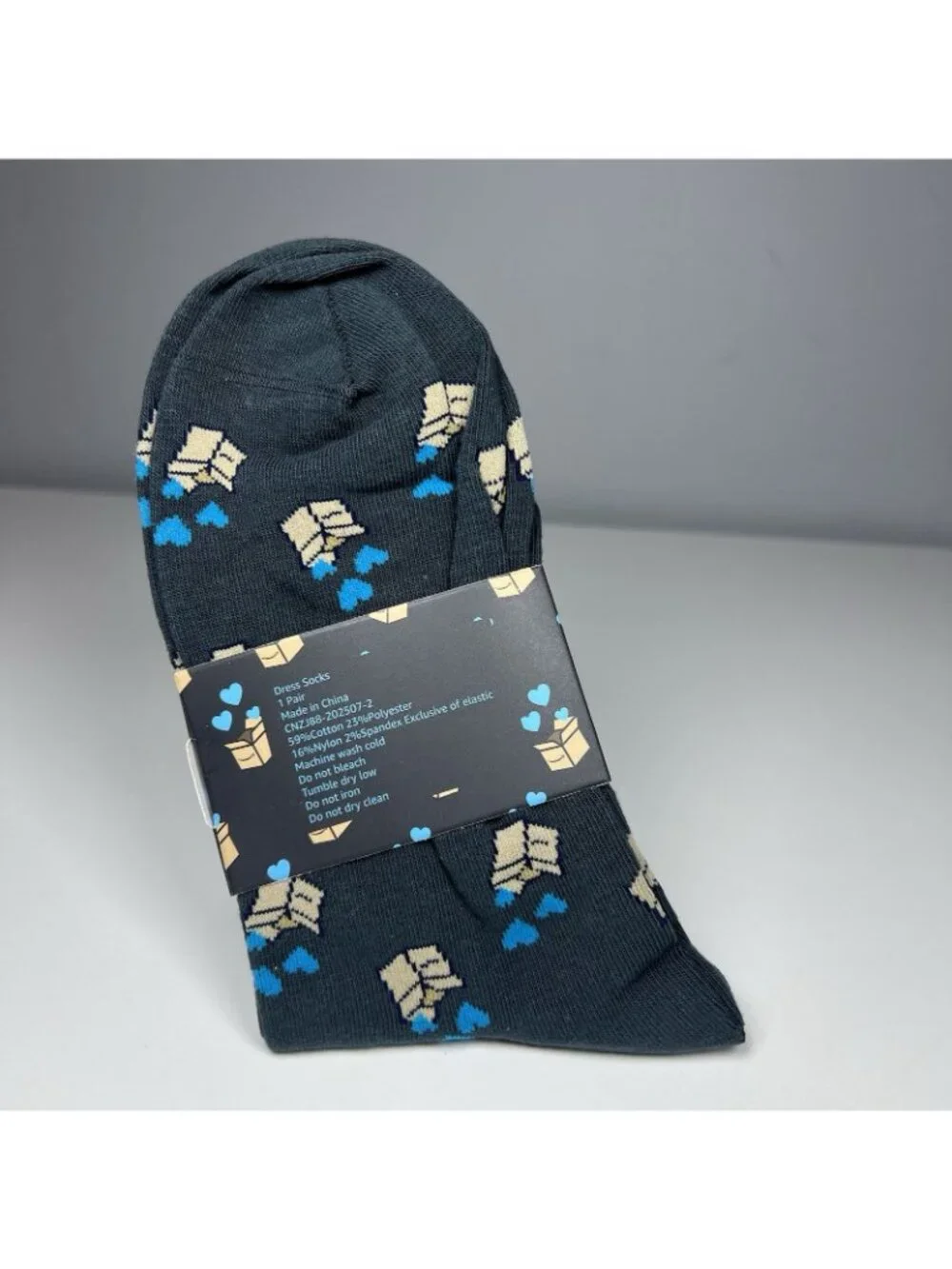Amazon Employee Driver Appreciation Socks Boxes And Hearts Brand New